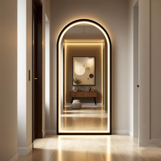 Mirror in the Hallway: How Mirrorons Mirrors Save Energy and Create a Stylish Ambience - MIRRORONS