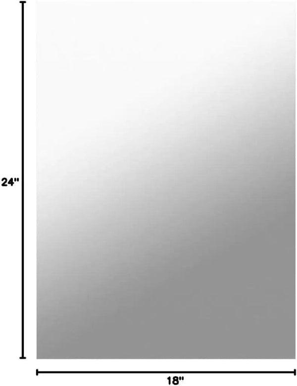 Frameless Mirror, Wall Mirror, Modern Rectangle Bathroom Mirrors for Wall with Polished Edge, Horizontally or Vertically,Shatterproof Mirror - MIRRORONS