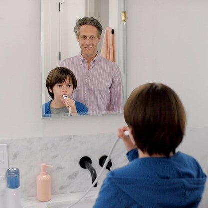 Beveled Mirror, Bathroom Mirrors for Wall, Frameless Rectangle Bathroom Mirror with Beveled Edge, Hangs Horizontally or Vertically, Upgraded Packing - MIRRORONS