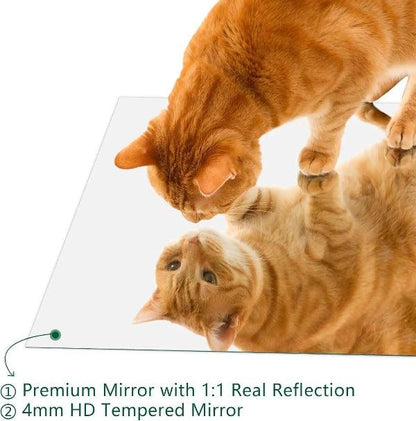 Frameless Mirror, Wall Mirror, Modern Rectangle Bathroom Mirrors for Wall with Polished Edge, Horizontally or Vertically,Shatterproof Mirror - MIRRORONS