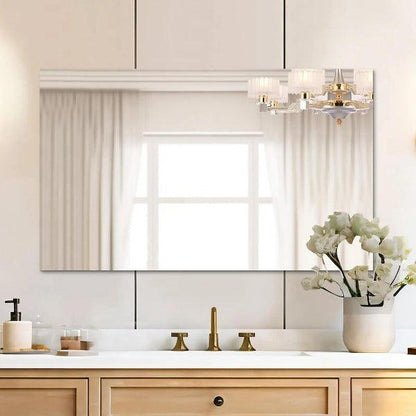 Frameless Mirror, Wall Mirror, Modern Rectangle Bathroom Mirrors for Wall with Polished Edge, Horizontally or Vertically,Shatterproof Mirror - MIRRORONS